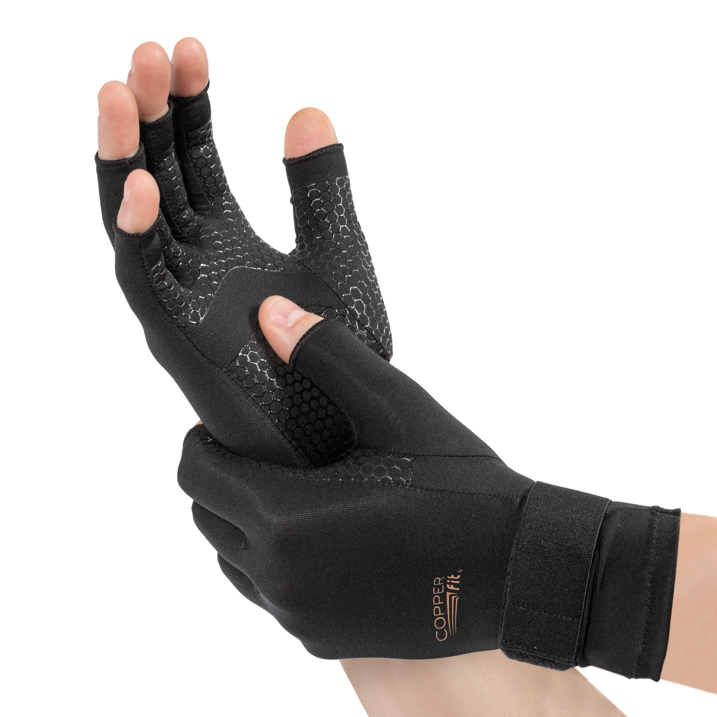 Copper Fit Hand Relief, Black, Large/X-Large