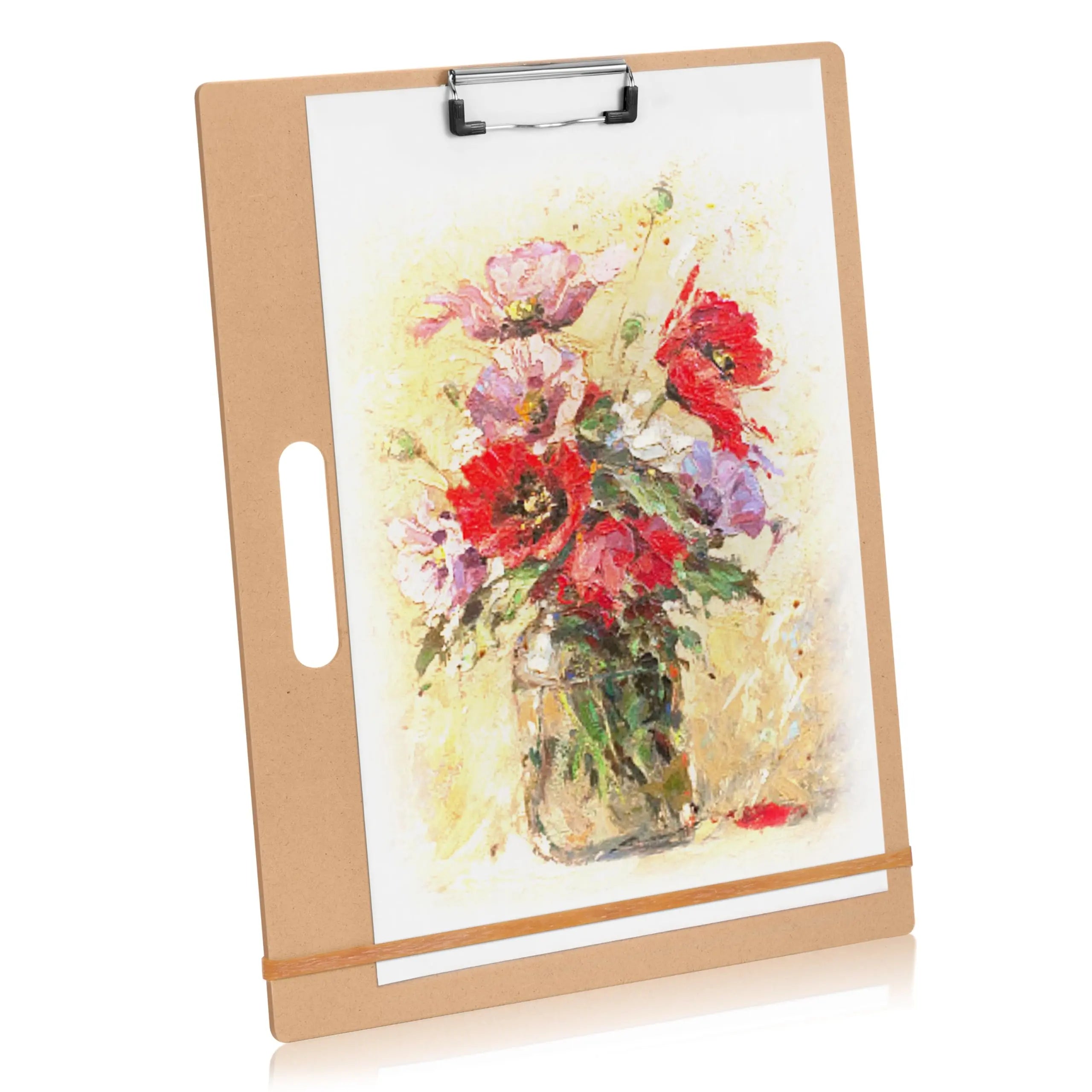 TX liteart 13" x 17" Artist Sketch Board with Handle - Portable Clipboard for Painting and Drawing, Art Supplies for Adults