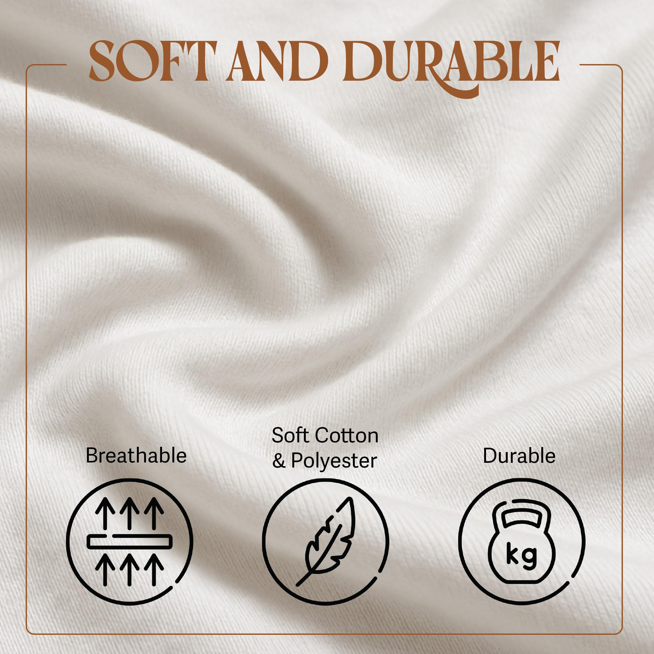 2 Pack Fitted Hospital Bed Sheets with Elastic All Around for a Perfect Fit - Cotton Rich Soft Knitted Jersey Sheet, 36” x 84” x 12”