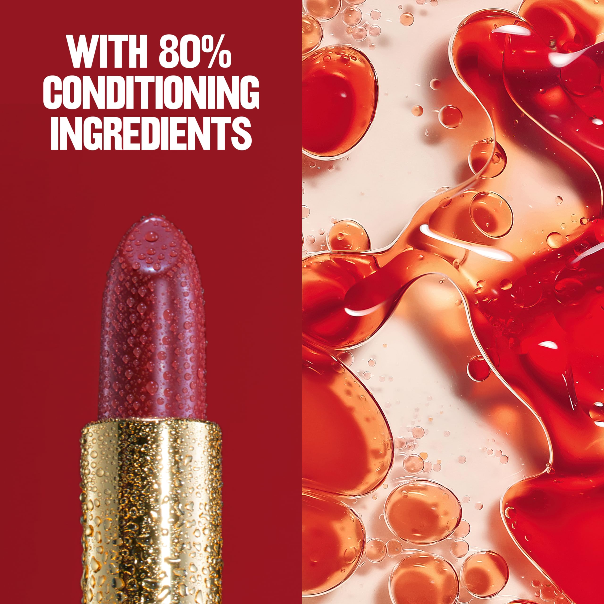 Revlon Super Lustrous Lipstick, Creamy Formula For Soft, Fuller-Looking Lips, Moisturized Feel, 315 Iced Mocha, 0.15 oz