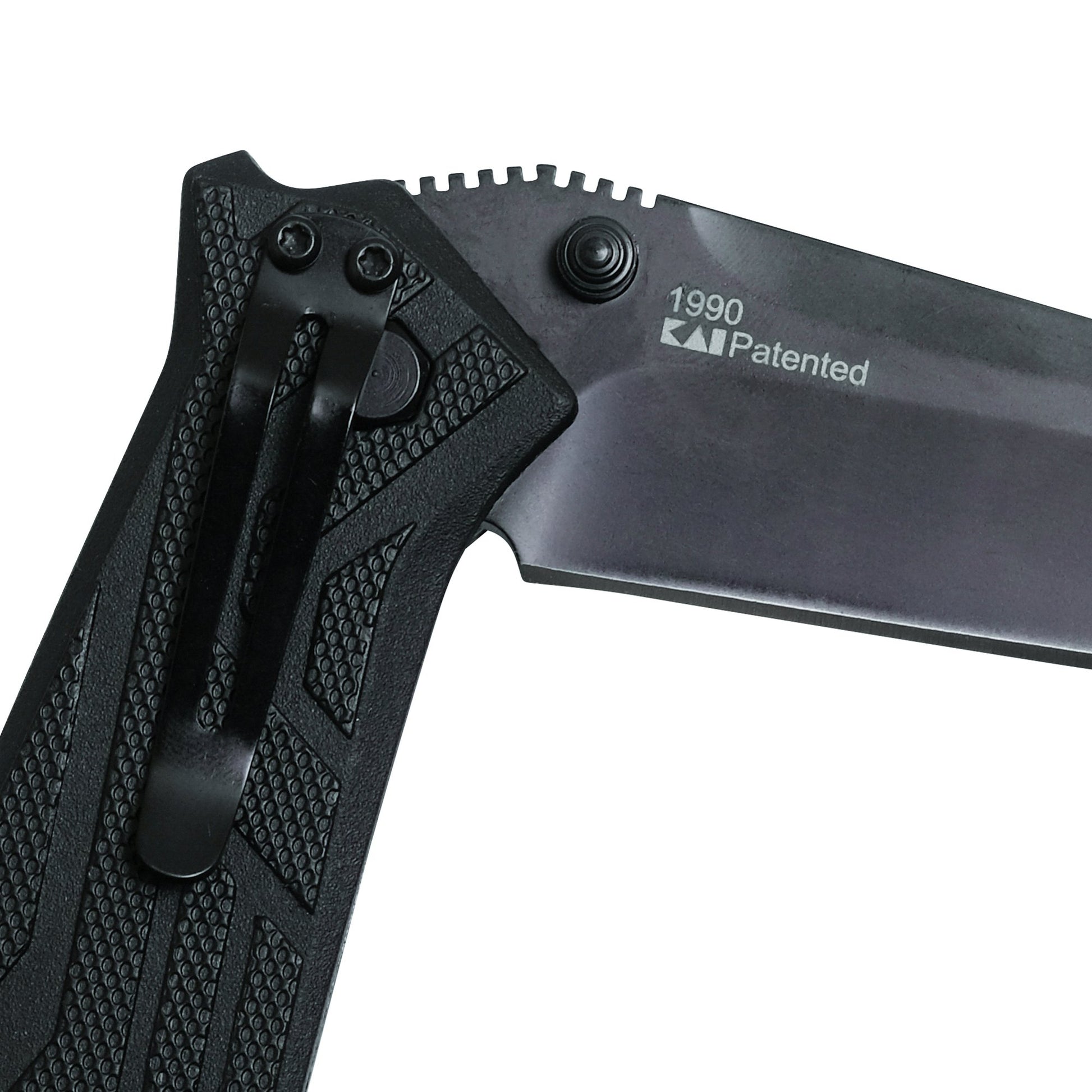 Kershaw Brawler Pocketknife, 3" 8Cr13MoV Steel Modified Tanto Blade, Assisted Folder Opening with Flipper, Liner Lock System, Tactical EDC
