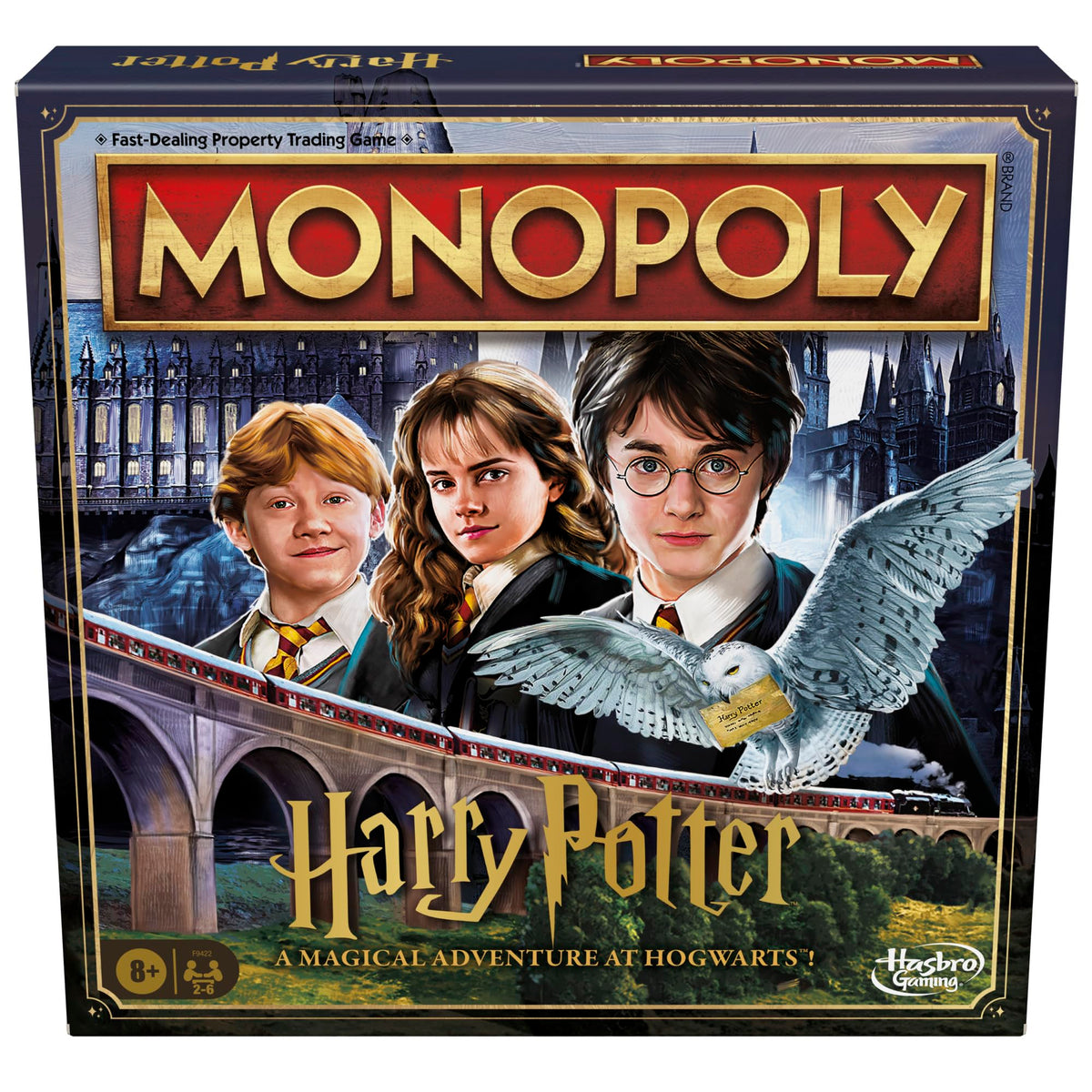 Monopoly Harry Potter Edition Brettspiel | Ein magisches Abenteuer in Hogwarts | Ab 8 Jahren | 2 bis 6 Spieler | Familienspiele | Geschenke für Kinder und Erwachsene