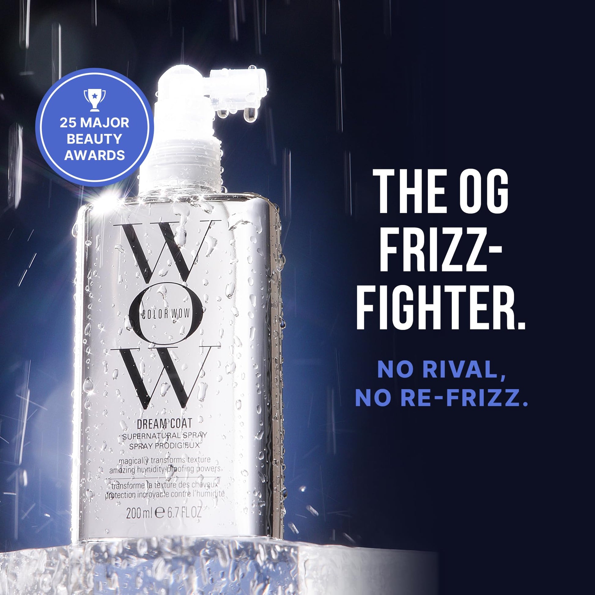 COLOR WOW Dream Coat Supernatural Spray, 6.7 Fl Oz – Keep Your Hair Frizz-Free and Shiny No Matter the Weather with Award-Winning Anti-Humidity Treatment
