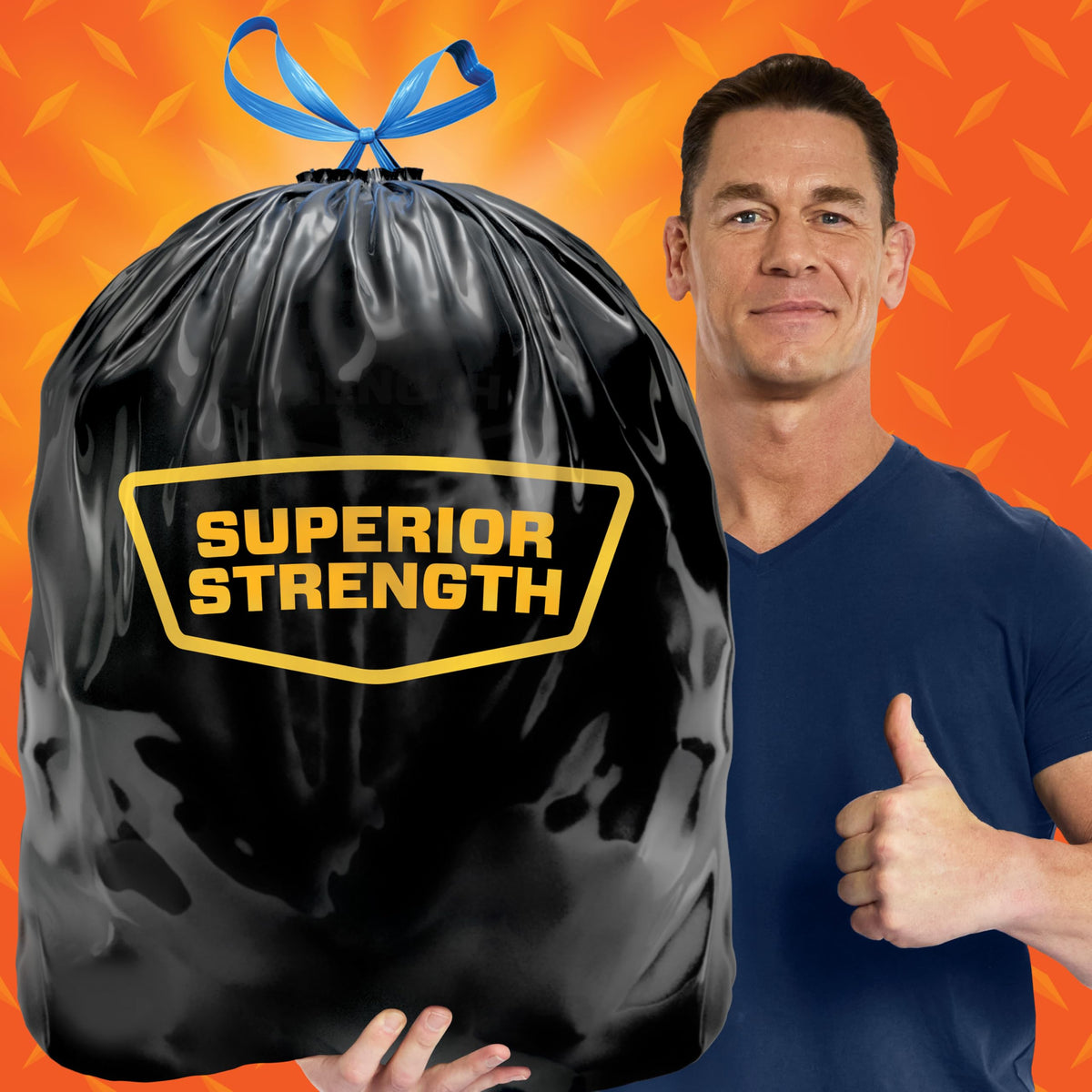 Hefty Strong Extra Large Müllbeutel, Schwarz, 125 Liter, 48 Stück