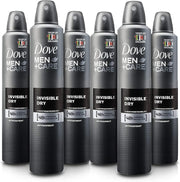 6 Cans of Dove Men+Care Invisible Dry 150ml Anti-Perspirant Anti-Transpirant Spray