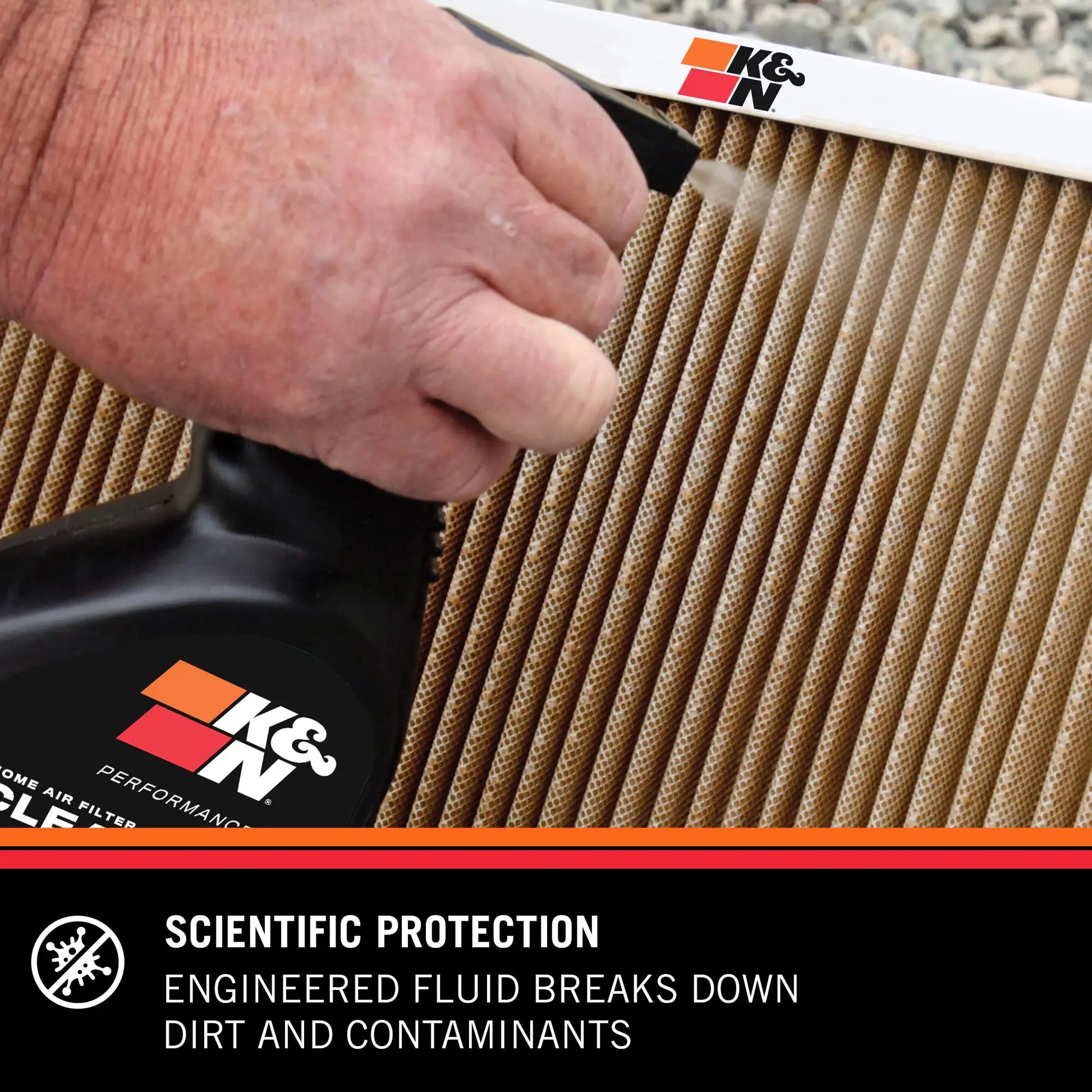 K&N HVAC Filter Cleaner: 32 Oz Spray Bottle Filter Cleaner and Refresher; Restores K&N Home Air Filter Performance; 99-6010