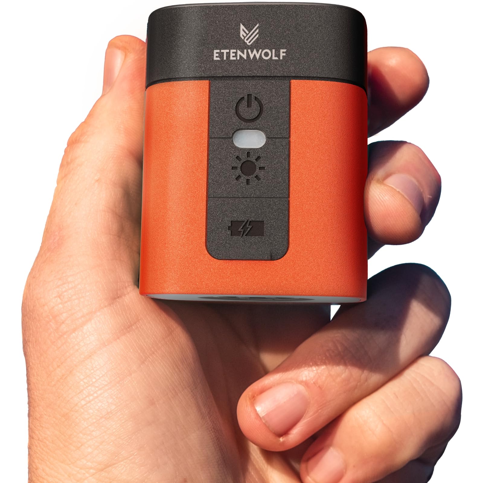 ETENWOLF AIR 3 Luftpumpe für Schlauchboote mit 2600 mAh Akku & Campinglicht, ultraschnelle und Mini-Elektro-Luftpumpe, Aufpumpen und Entleeren für Luftmatratzen, Pool-Schwimmkörper, Vakuum-Aufbewahrungsbeutel