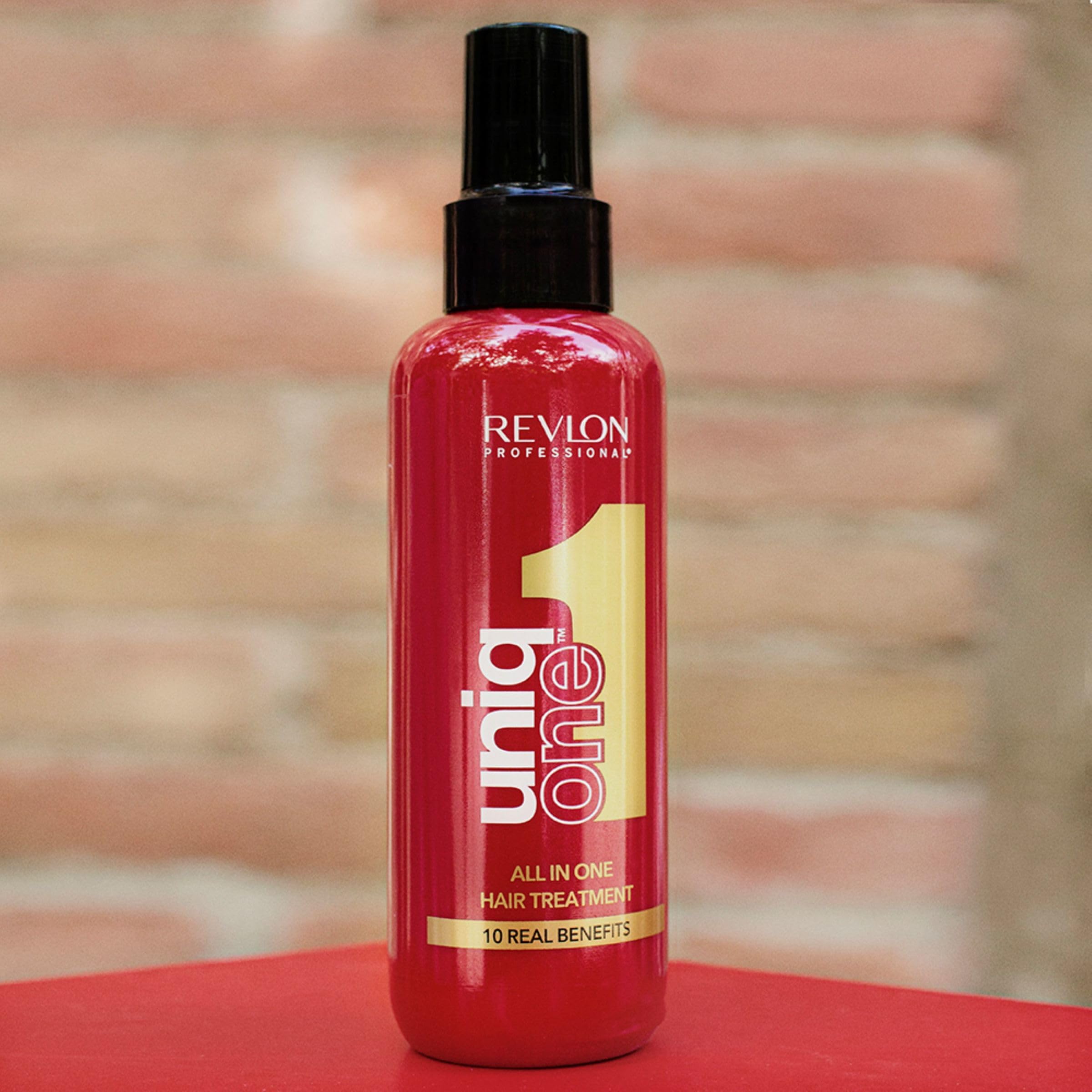 REVLON PROFESSIONAL UniqOne Moisturizing Leave-In Treatment, Repair For Damaged Hair, Classic Fragrance, 5.1 Fl Oz/150 ml (Pack of 1)
