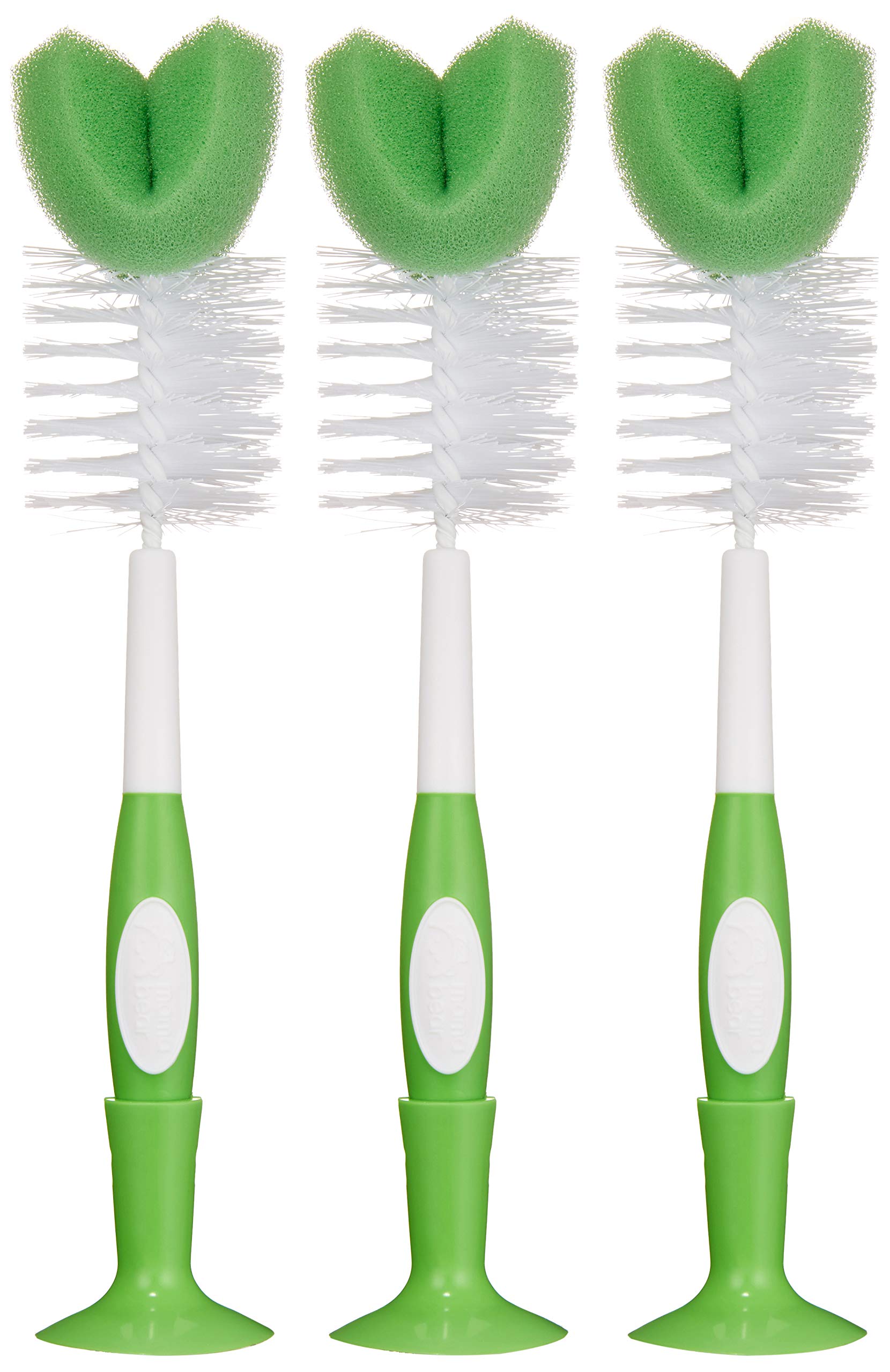 Brand - Mama Bear Bottle Brush (Pack of 3), White