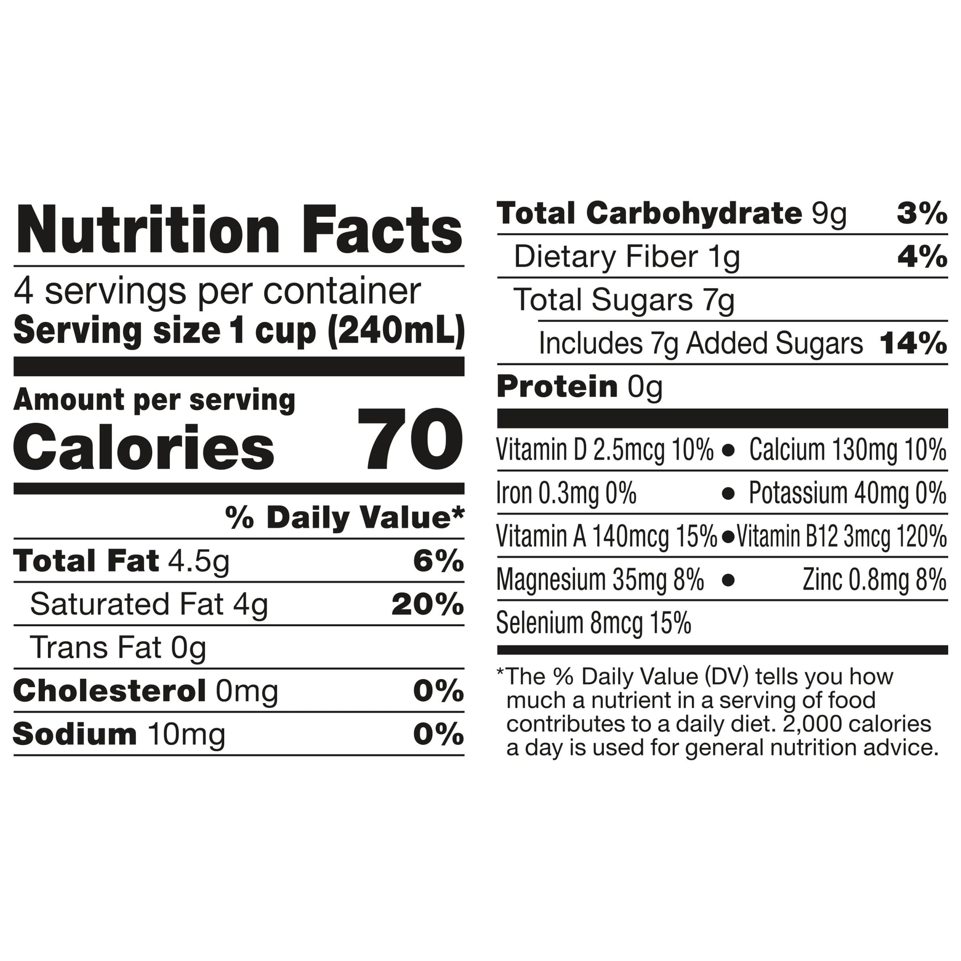 So Delicious Dairy Free Shelf-Stable Coconut Milk, Original, Vegan, Non-GMO Project Verified, 1 Quart
