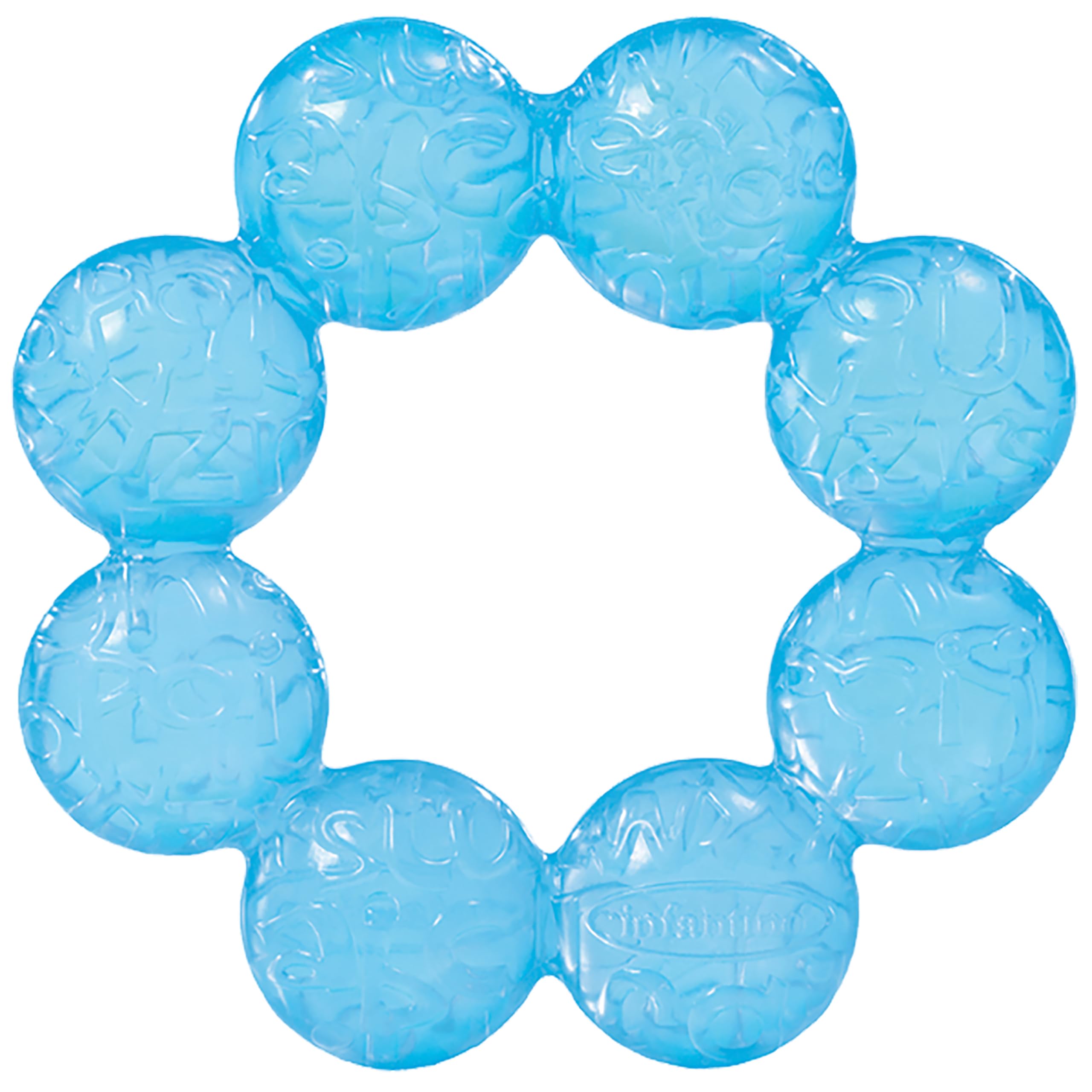 Infantino Water Teethers – Sensory Exploration and Teething Relief, Cooling Relief for Teething Babies, Lime & Blue, 3-Pack