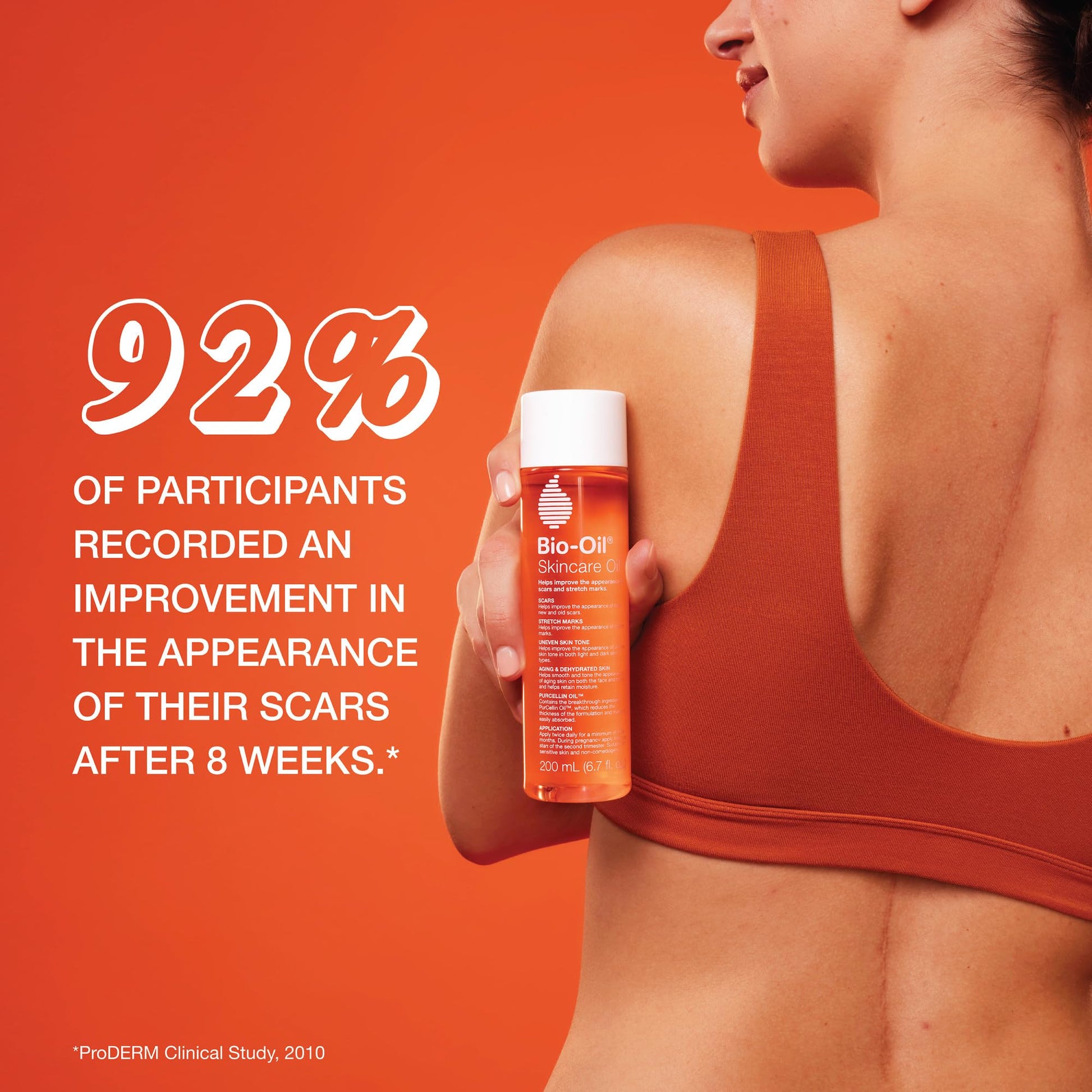 Bio-Oil Skincare Body Oil Serum, Face and Body Moisturizer with Vitamin E & A, for Scars, Stretch Marks, Sensitive Skin, All Skin Types, Dermatologist Recommended, Non-Comedogenic, 2 Oz