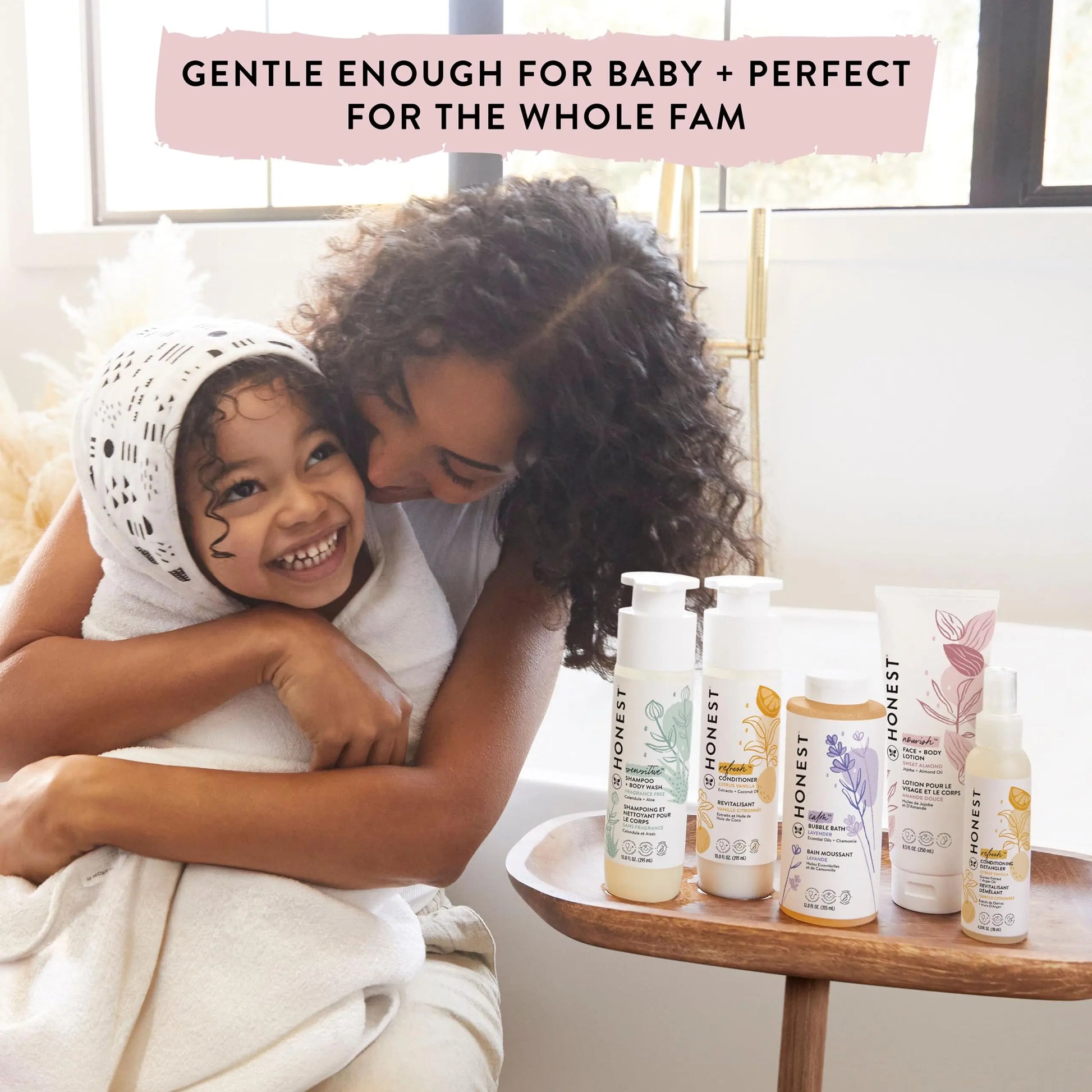 The Honest Company Foaming Bubble Bath | Gentle for Baby | Naturally Derived, Tear-free, Hypoallergenic | Lavender Calm, 12 fl oz