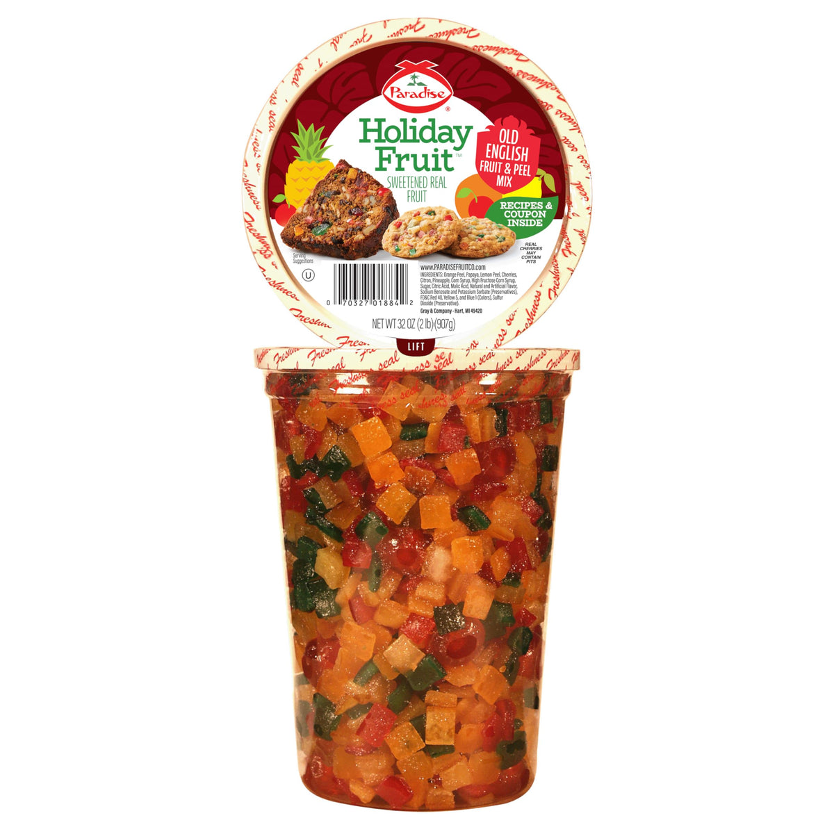 Paradise Old English Frucht- und Schalenmischung, 32 Oz