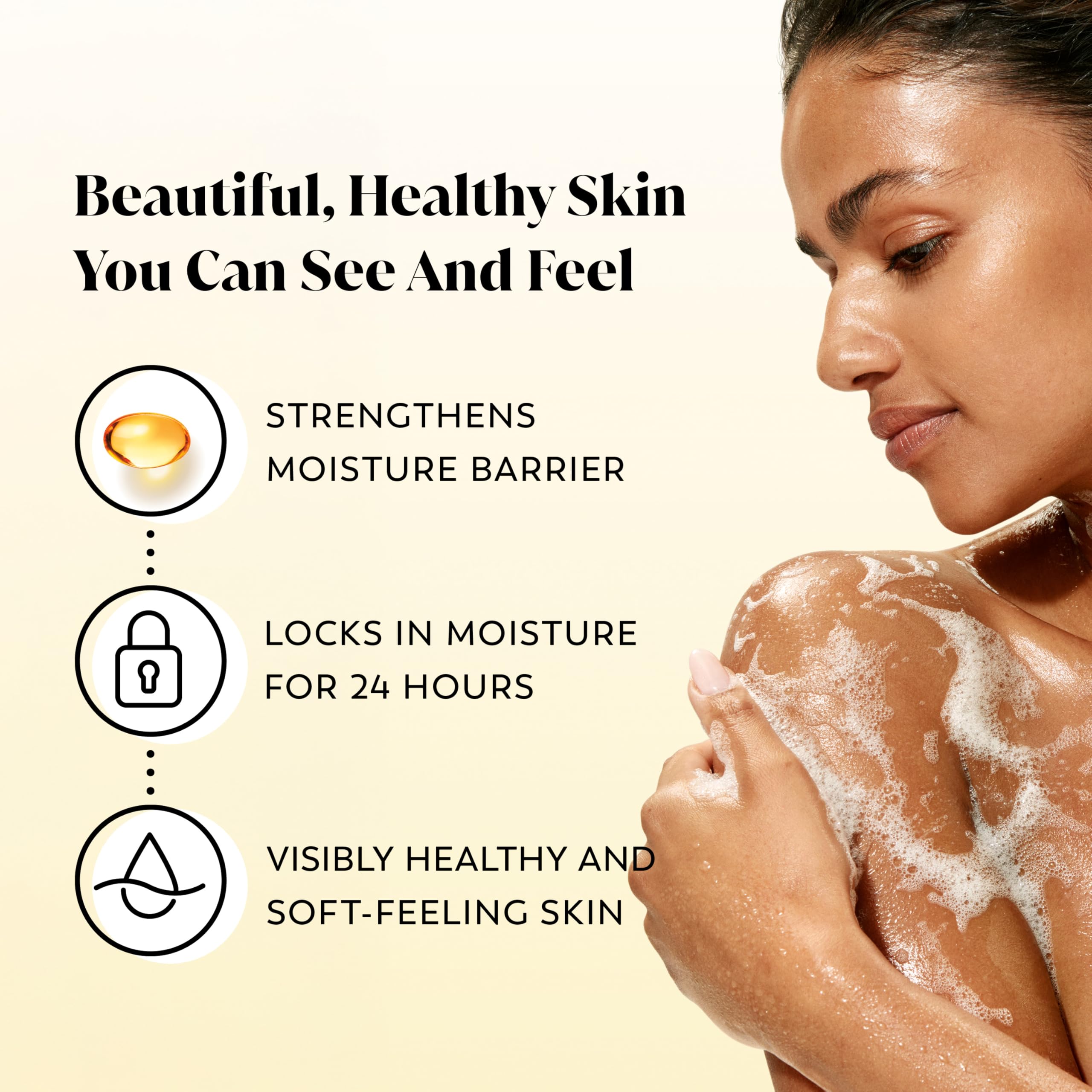 Olay Body Wash for Women, Ultra Moisture, 24hr Moisturizing, Hydrating & Refreshing, B3 Vitamin Complex, Free of Parabens & Phthalates, For All Skin Types, Shea Butter Scent, 33 fl oz