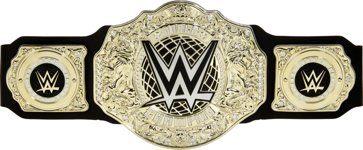 ماتيل حزام بطولة WWE، حزام لعب الأدوار وتنكر بطولة العالم للوزن الثقيل، حزام يشبه الجلد بطول 3+ أقدام مع تعديل لمرة واحدة