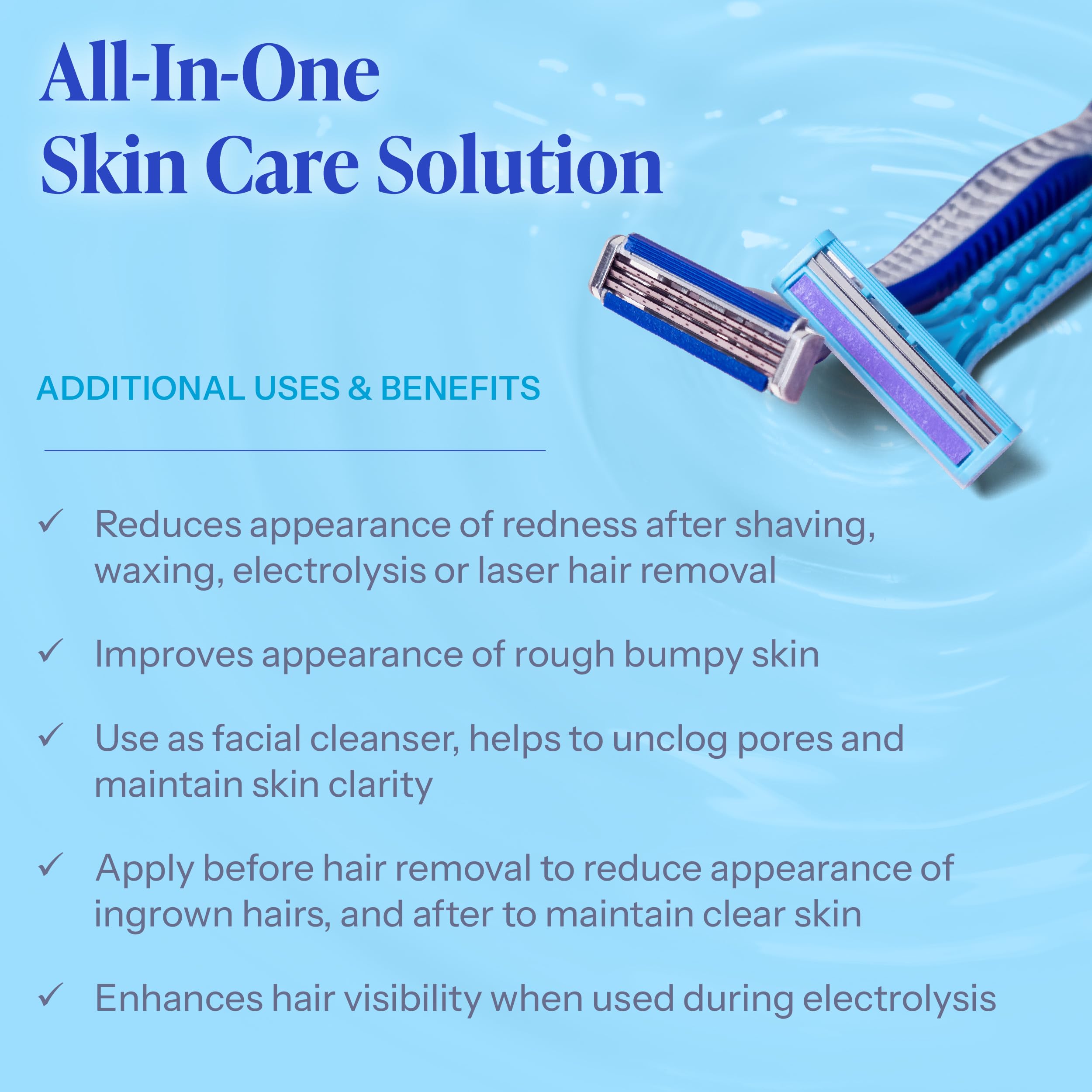Tend Skin Razor Bump, Ingrown Hair Solution for Unsightly Razor Bumps, Ingrown Hair and Razor Burns, Post Shaving and Waxing Toner for Men and Women, Made in USA, 4 Oz