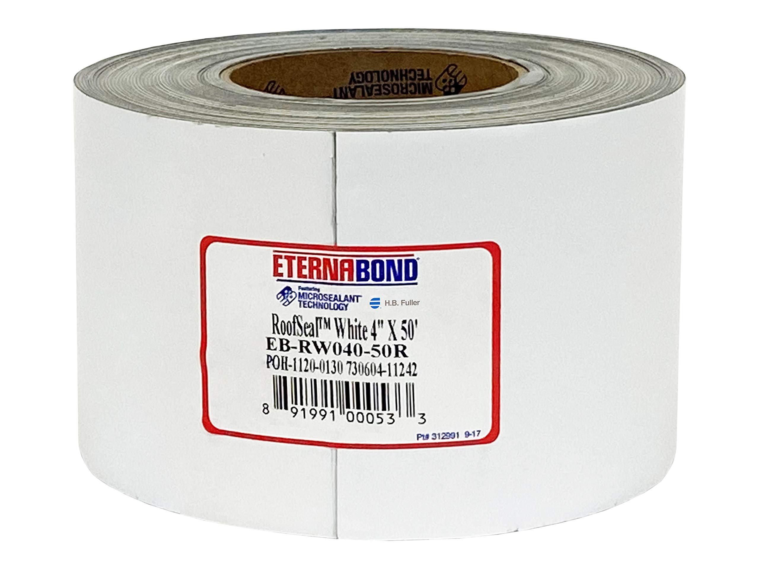EternaBond RoofSeal White 10,16 cm x 15,24 m MicroSealant UV-stabiles Wohnmobil-Dachreparaturdichtband | 0,89 mm Gesamtdicke – EB-RW040-50R – Ein-Schritt-Dauerhaft, wasserdicht und luftdichtes Dichtmittel