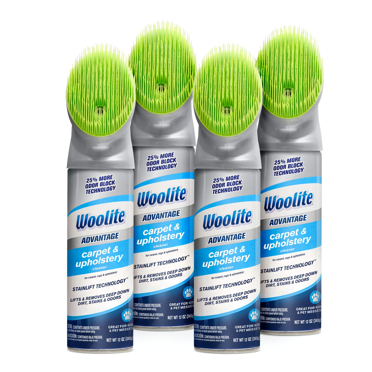 Bissell Woolite Advantage منظف السجاد والمفروشات 4 عبوات، 3325