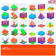 BONNYCO Brain Teaser Puzzles Cubes Kids Party Favors Pack 30 Pinata Goodie Bags Stuffers for Kids 3-5 4-8, Return Gifts for Birthday Party | Mini Puzzle Games, Classroom Prizes | Rewards Stocking
