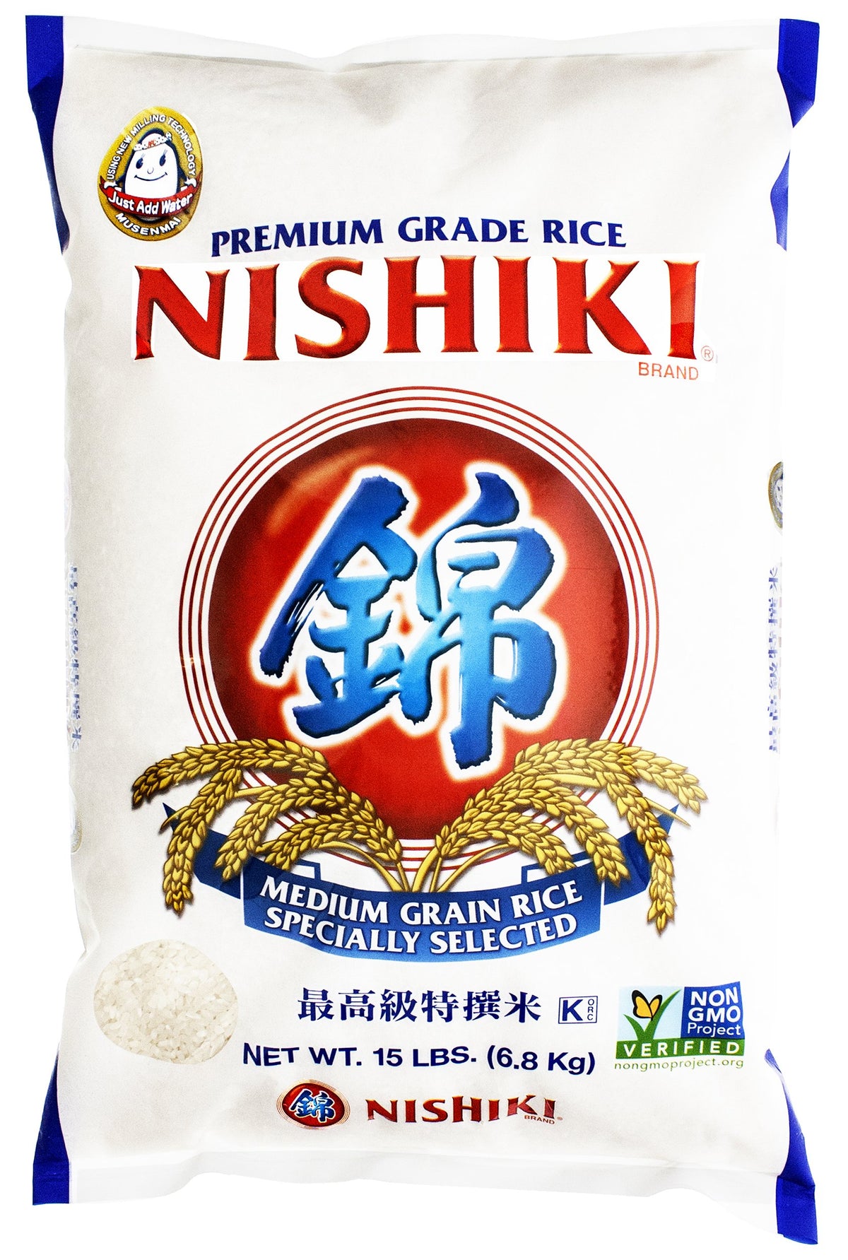 Nishiki Premium Reis, Mittelkorn, 6,8 kg (1er-Pack)