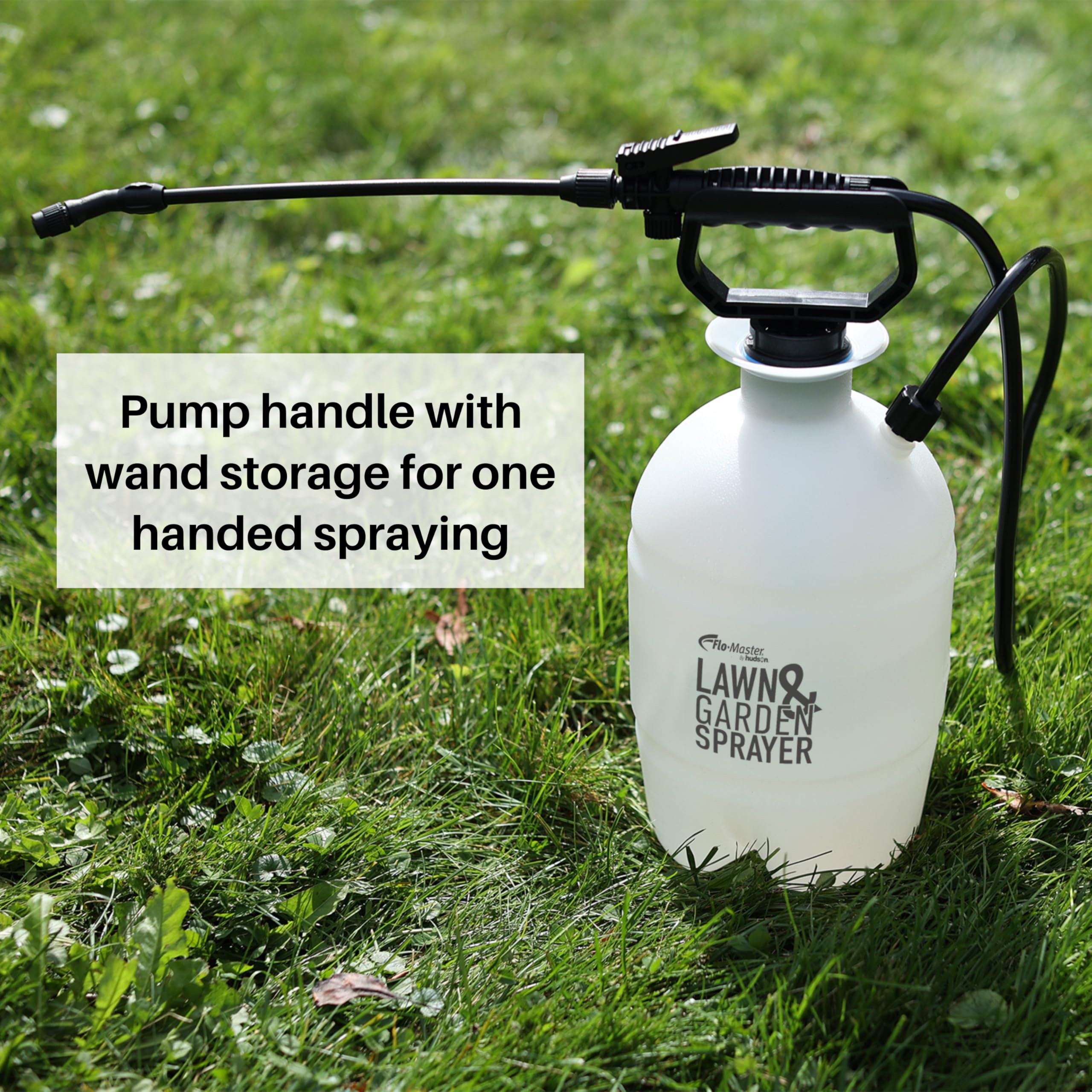 Flo-Master by Hudson 24101 1 Gallon Lawn and Garden Tank Sprayer, Translucent