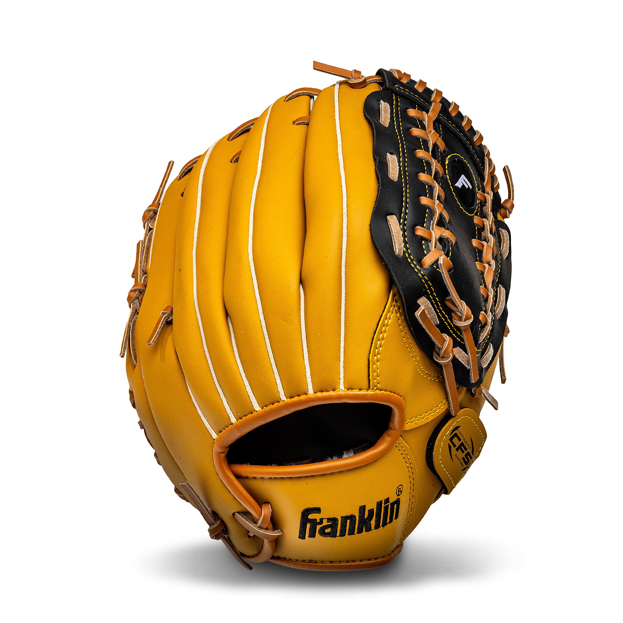 Franklin Sports Baseball- und Softballhandschuh - Fieldmaster Erwachsenen- + Jugend-Baseballhandschuhe - Herren- + Damen-Infield- + Outfield-Handschuh - Rechtshänderwurf - 12 Zoll