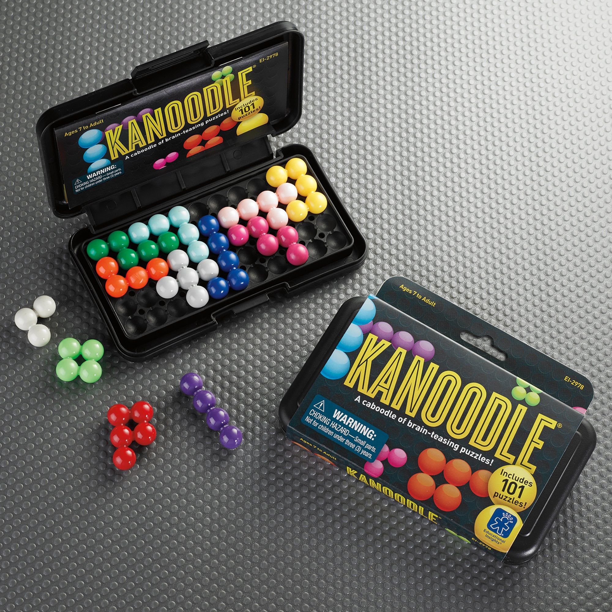 Educational Insights Kanoodle 3D Brain Teaser Puzzle Game, Featuring 200 Challenges, Easter Basket Stuffers for Kids, Gift for Ages 7+