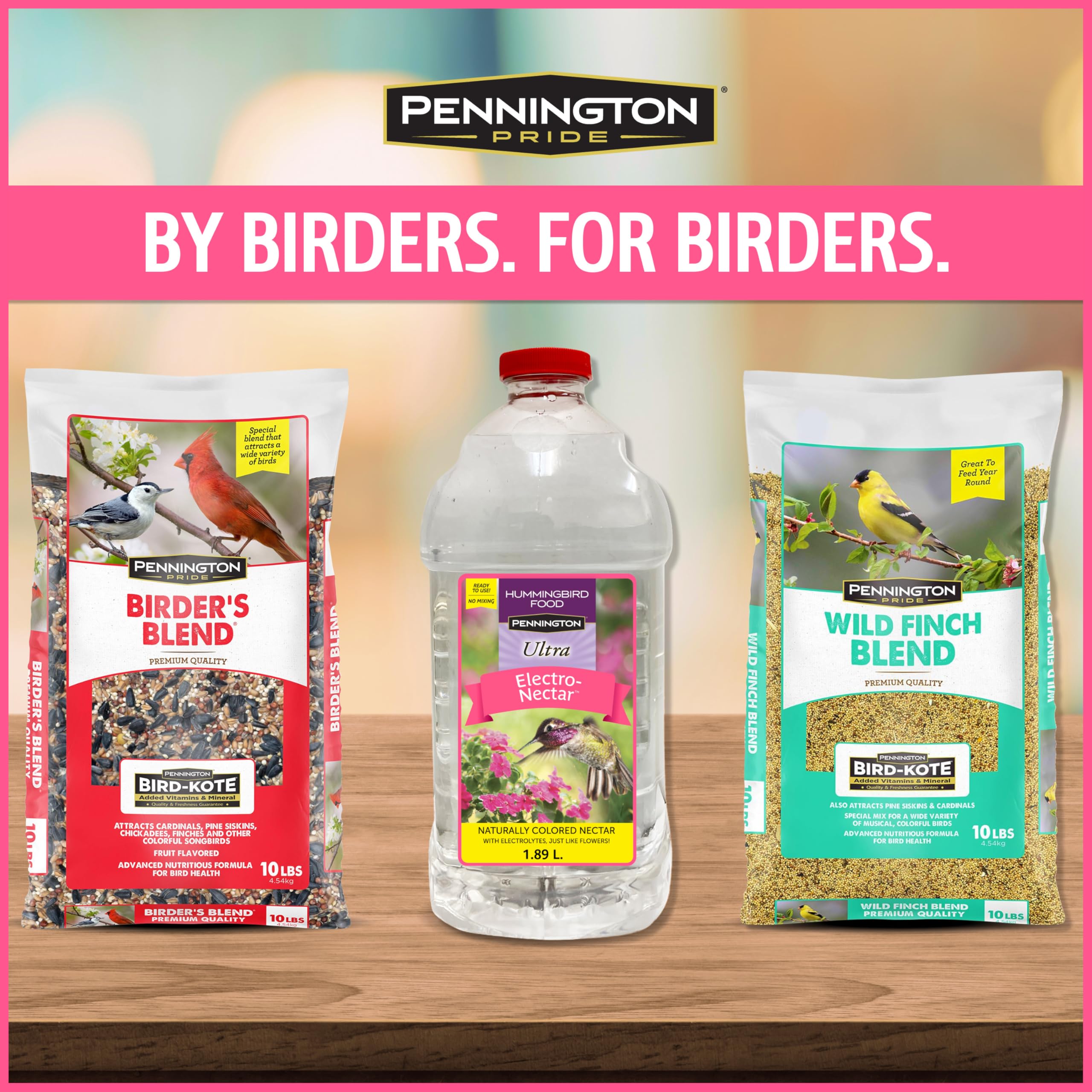 Pennington 100543828 ElectroNectar Hummingbird Food Ready to Use, Clear