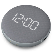 REACHER Super Loud Alarm Clock for Heavy Sleepers Adults Teens, Vibrating Alarm Clock Bed Shaker Under Pillow, Rechargeable Battery Powered for Travel, Auto-Dim, Portable