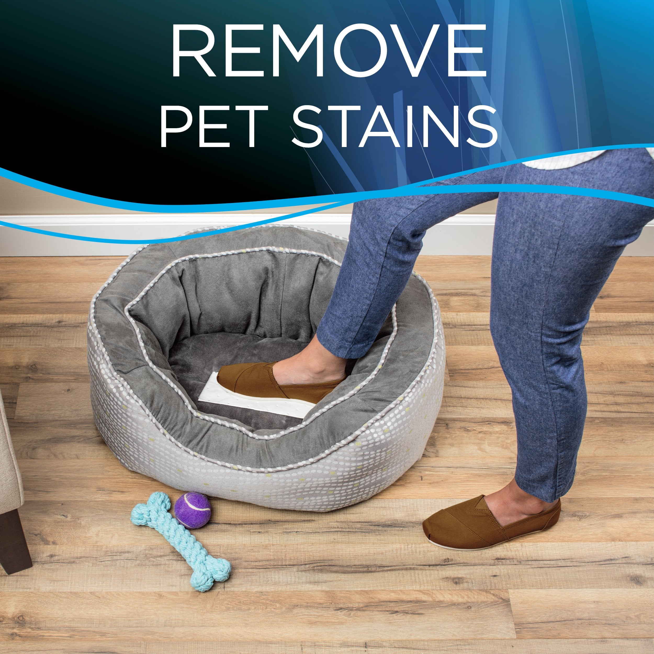 Bissell Stomp 'N Go Pet Lifting Pads + Oxy for Stain Removal on Carpet & Area Rug Cleaning, 20 Pack